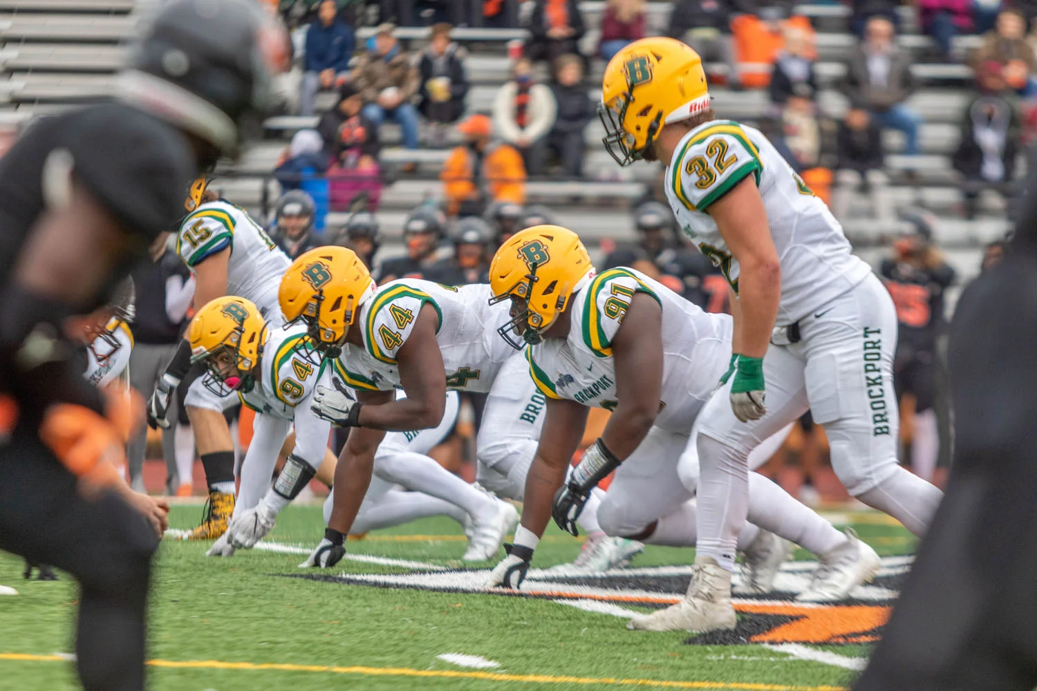 Brockport DL set for the play against Buffalo State