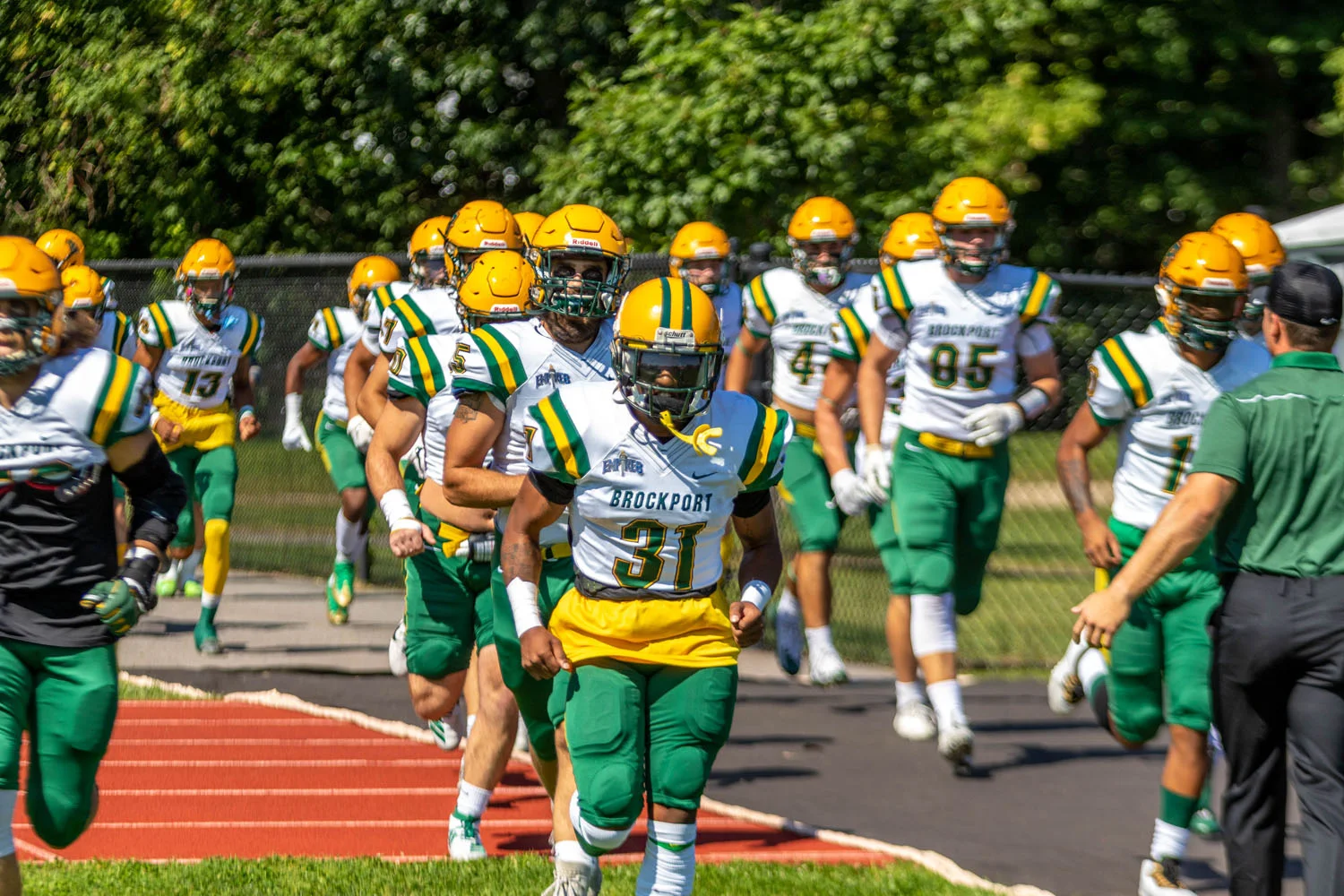 Brockport hitting the field