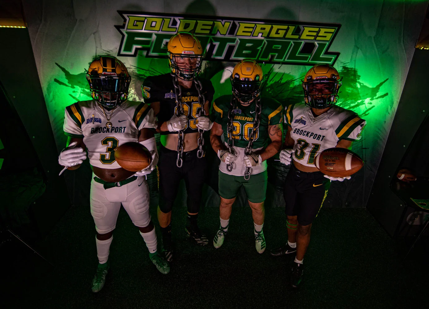 Brockport players in the spotlight on media day