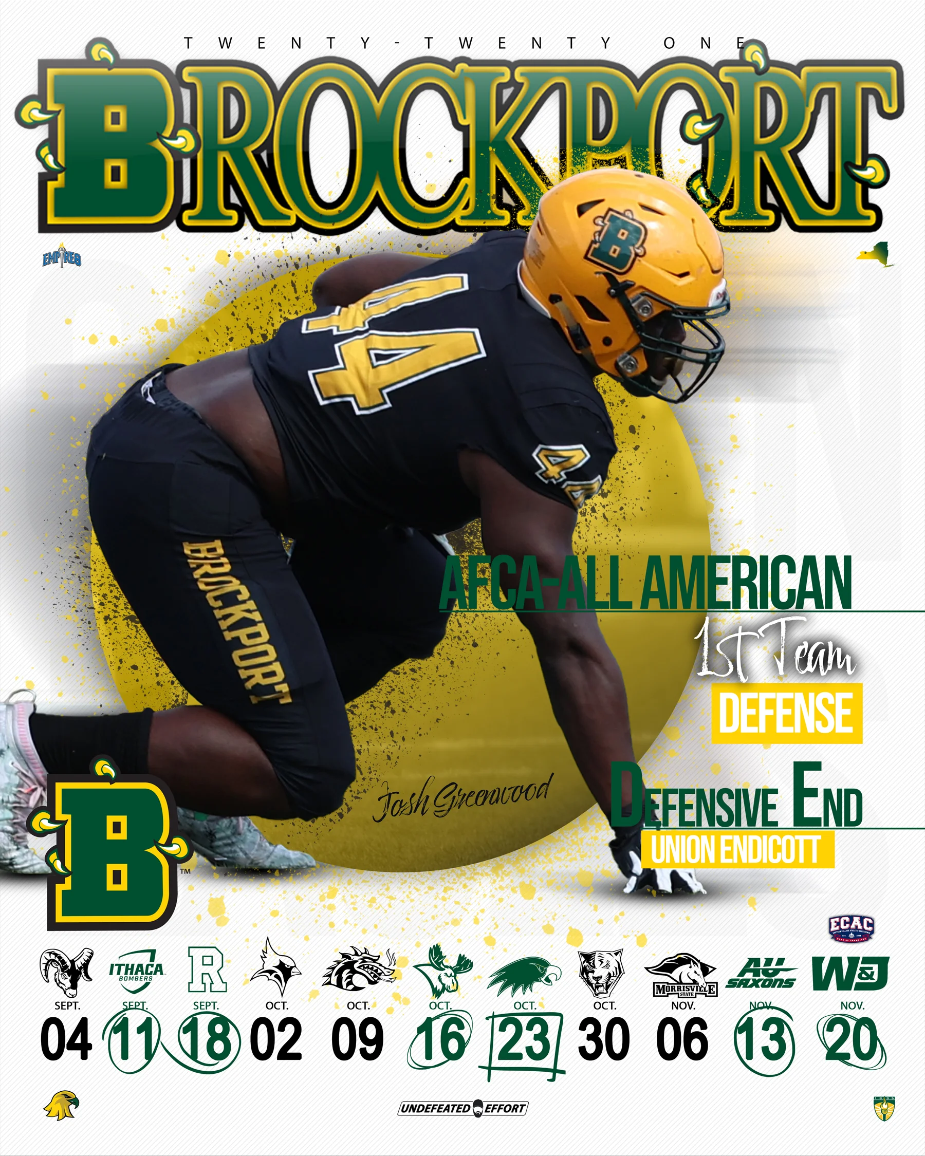 Josh Greenwood - Senior Poster