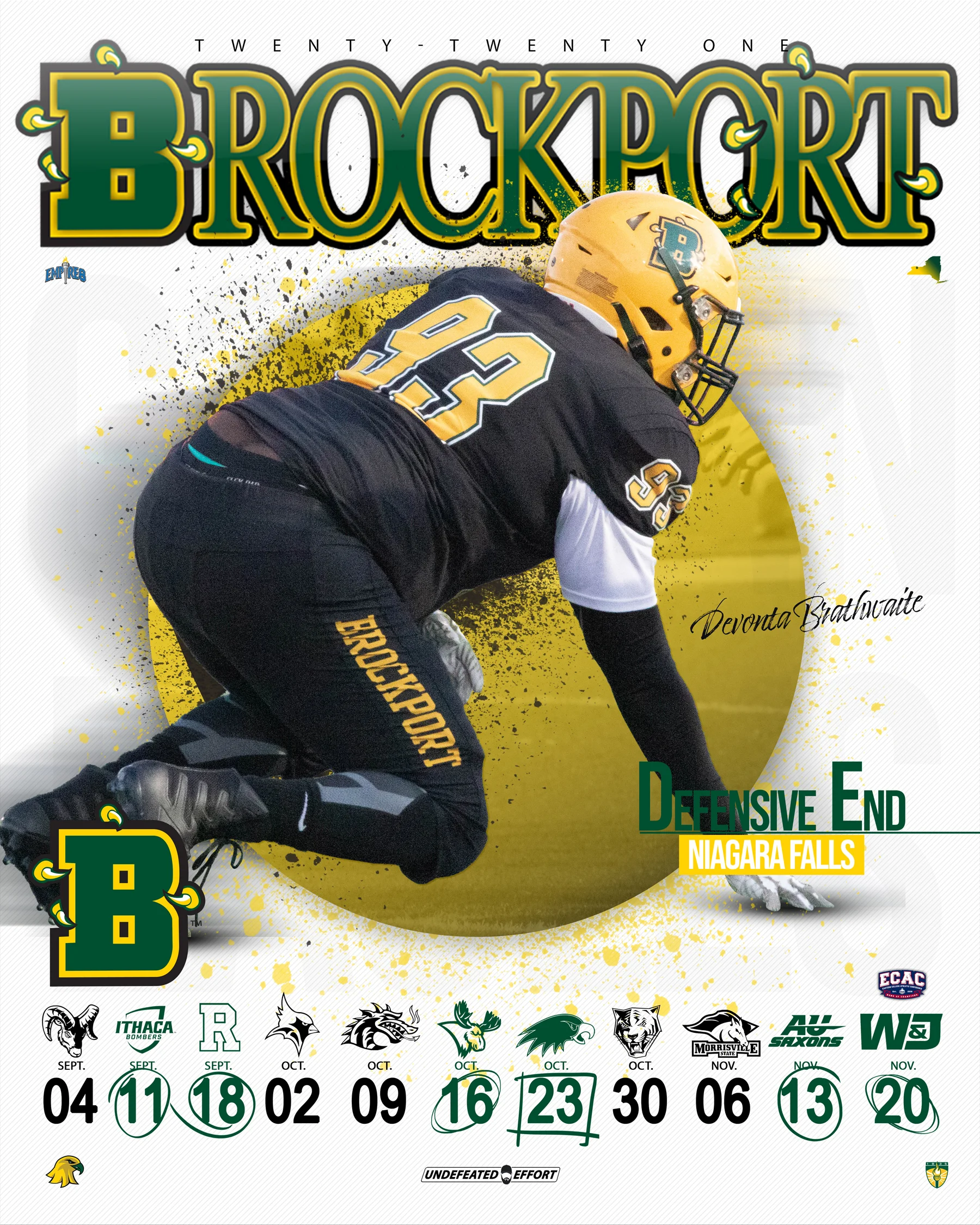 Devonta Brathwaite - Senior Poster