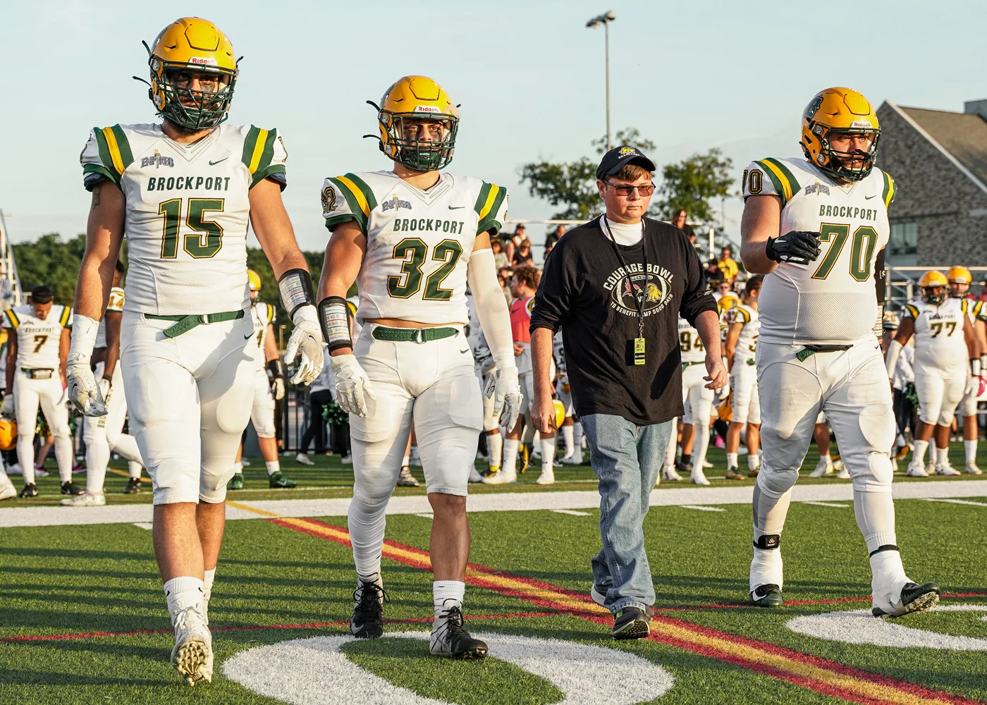 Brockport Captains headed to the Coin Toss