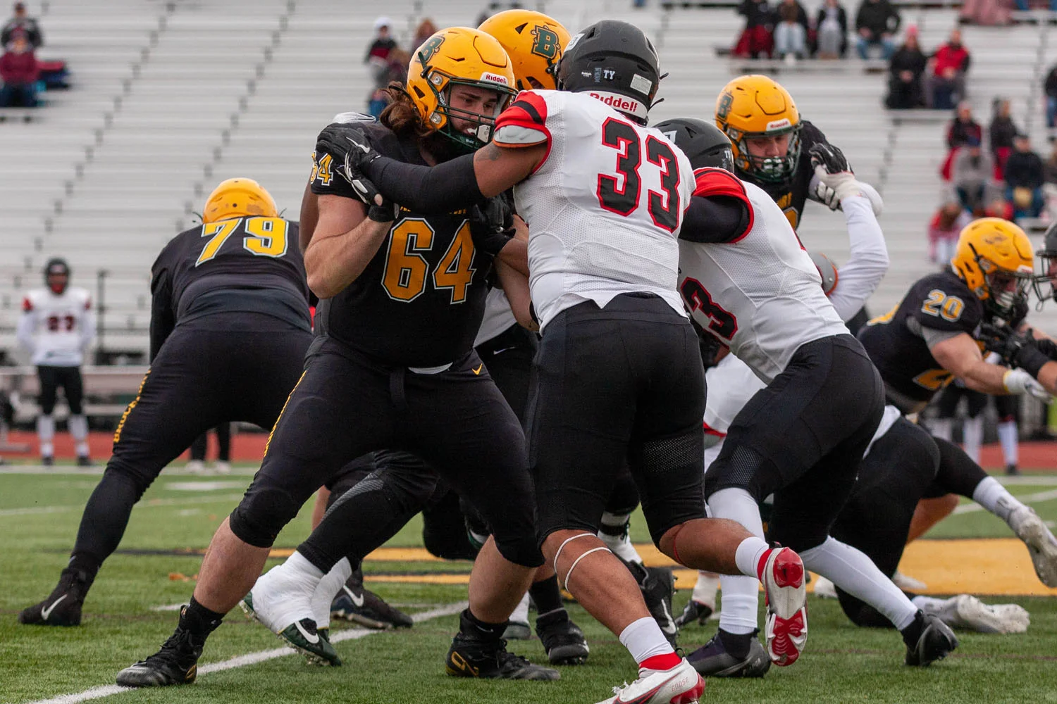 Brockport OL blocking WJ DL