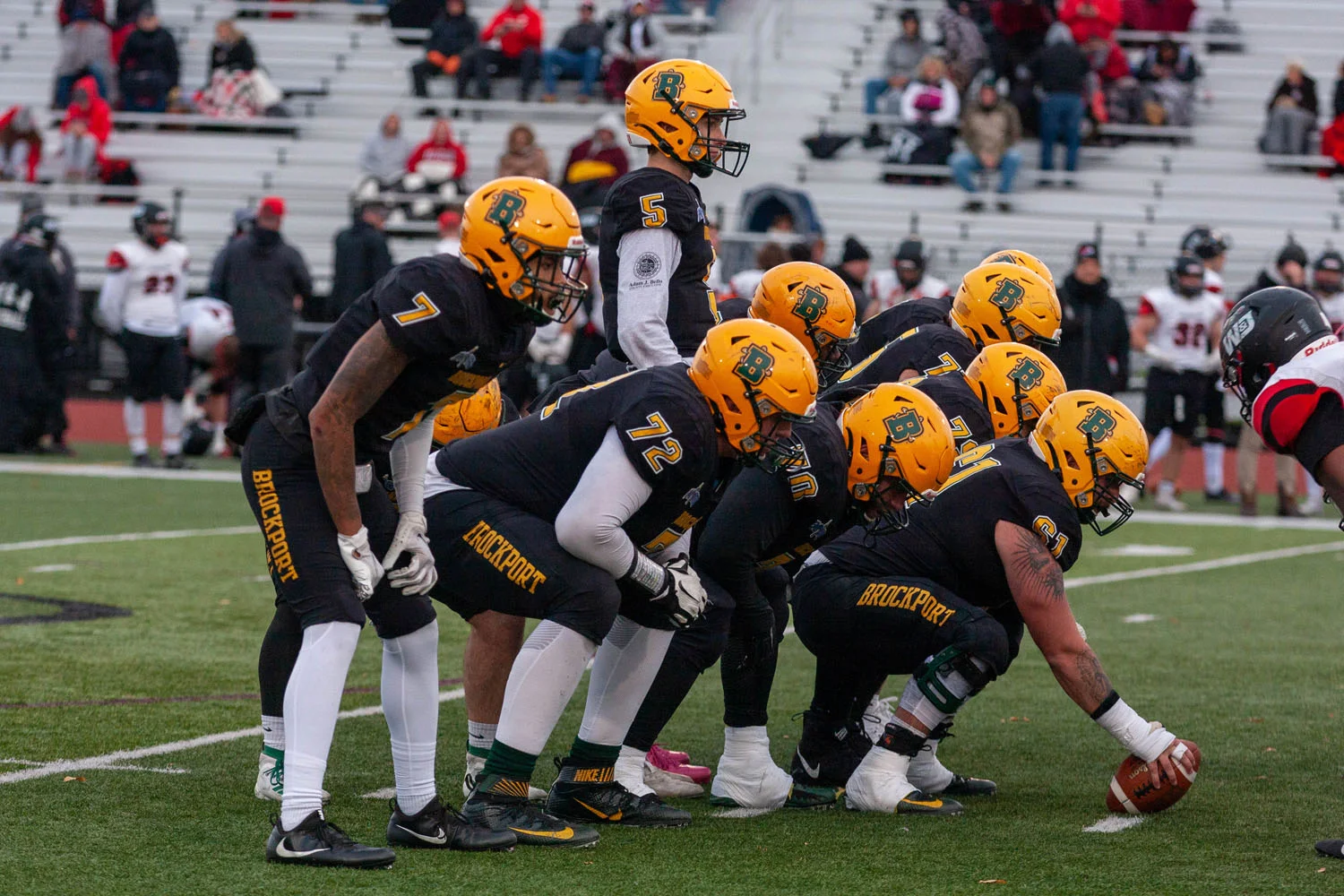 Brockport Offense in victory formation