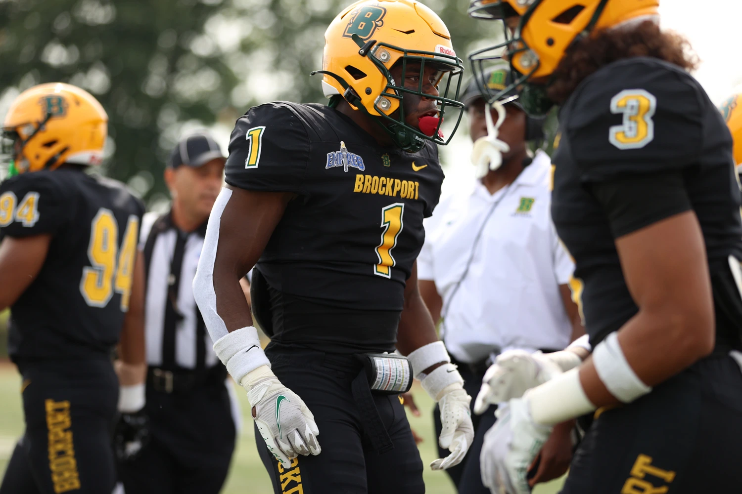 CB excited after making the play against the WR