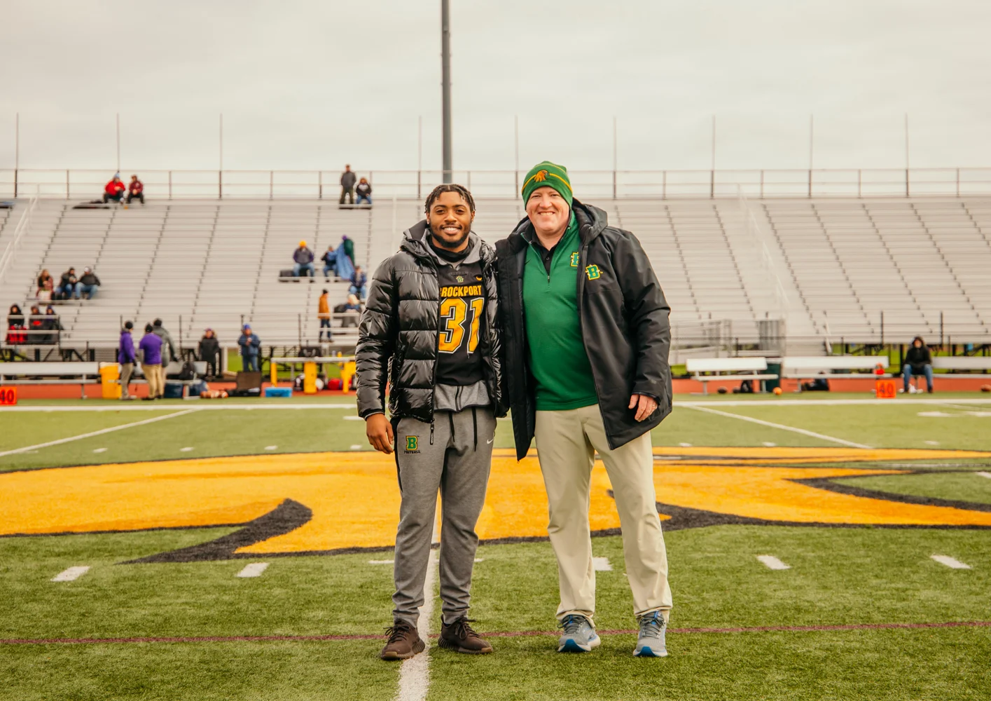 Brockport Football Senior and AD Erick Hart - Jala Coad