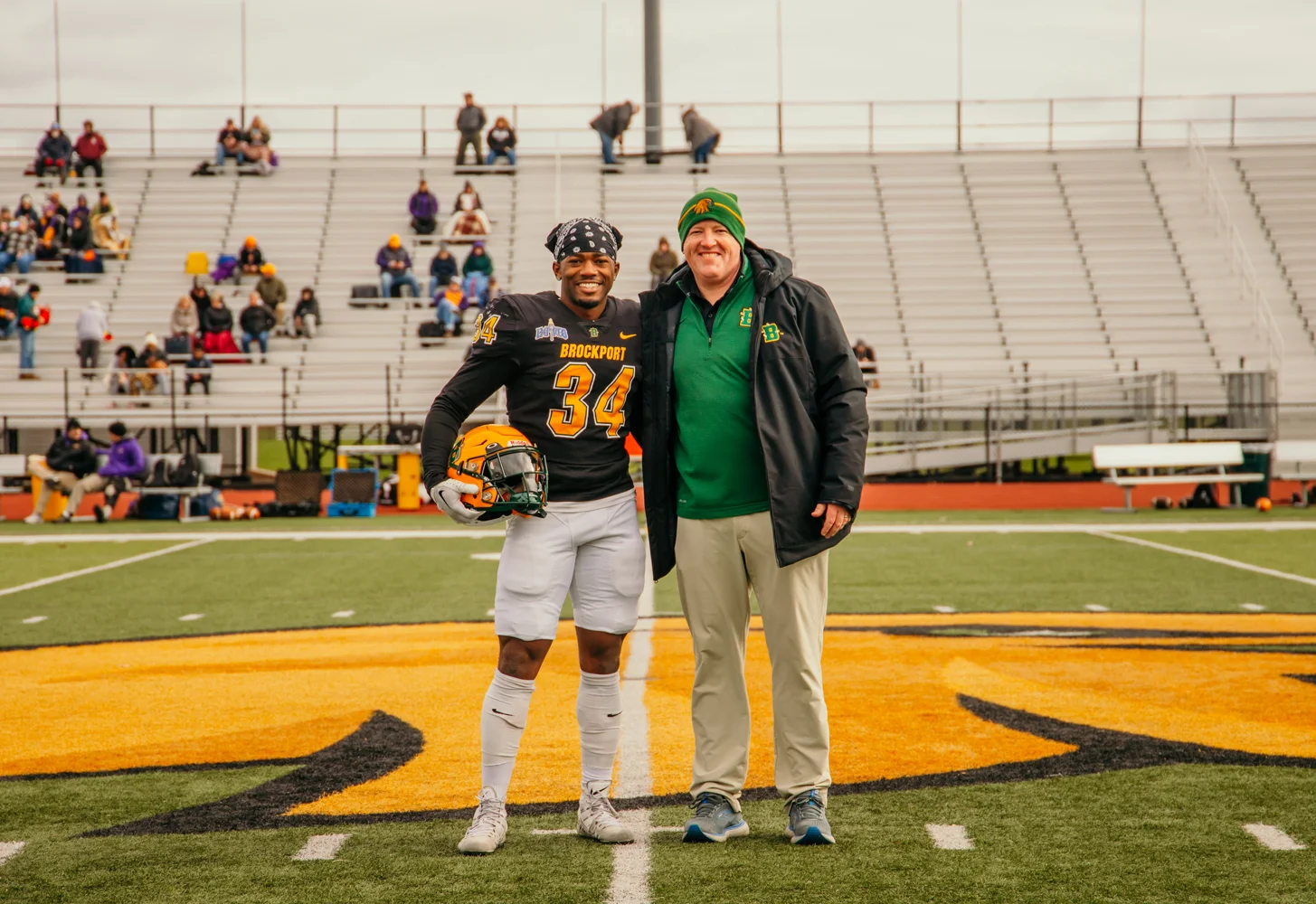 Brockport Football Senior and AD Erick Hart - Micah Walker