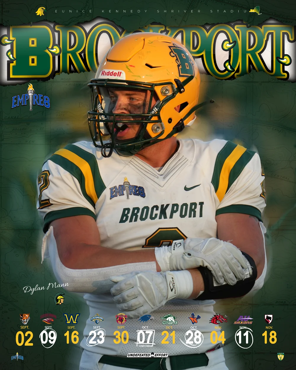 Brockport Football Player - Dylan Mann