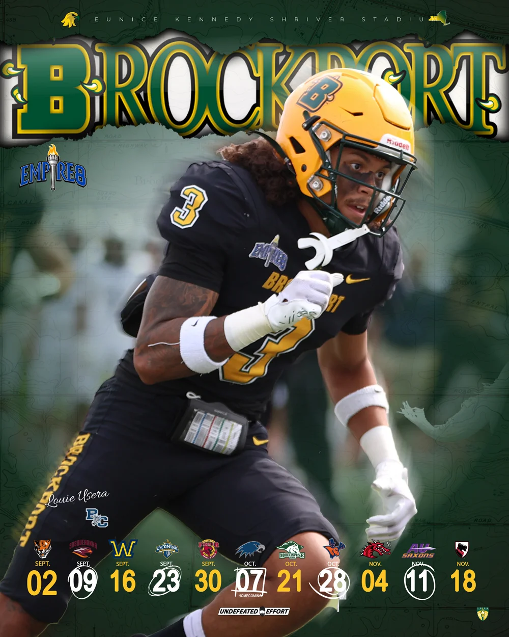Brockport Football Player - Louie Usera