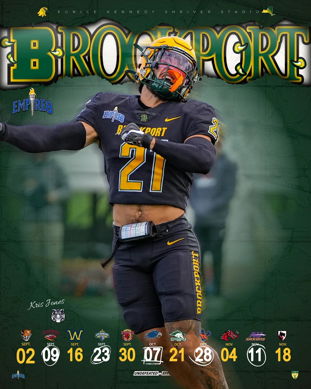 Brockport Football Player - Kris Jones