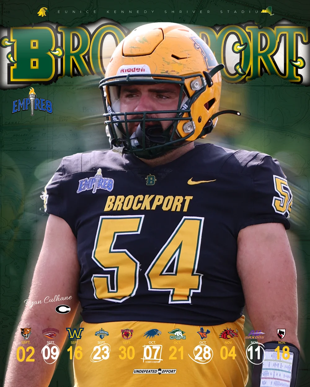 Brockport Football Player - Ryan Culhane