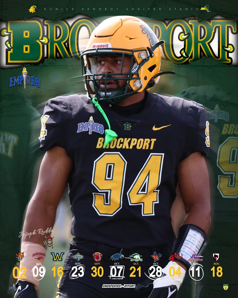 Brockport Football Player - Joseph Rodda