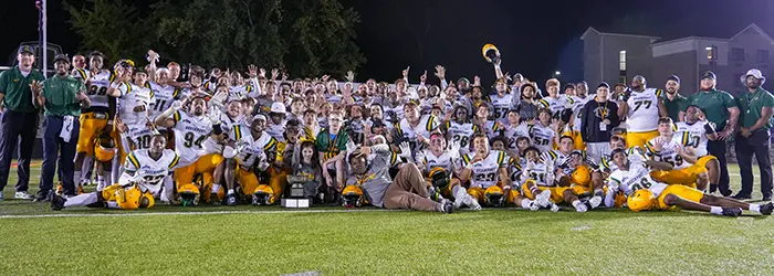 Brockport Defense making the stop against Lycoming