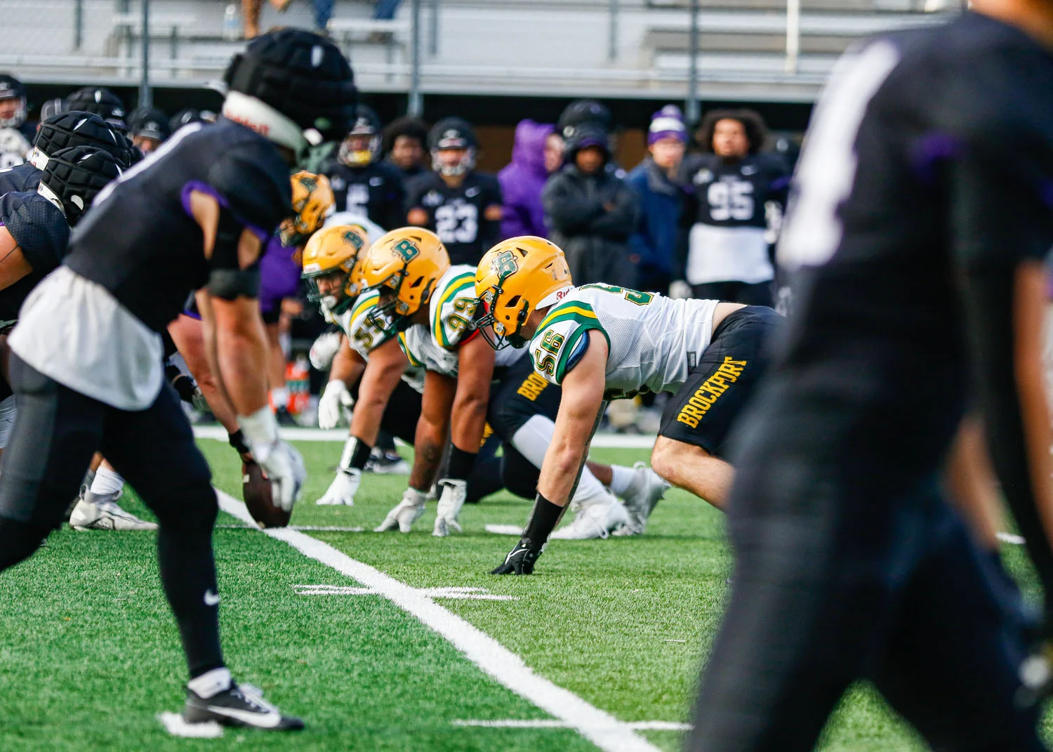 Dline set for the play
