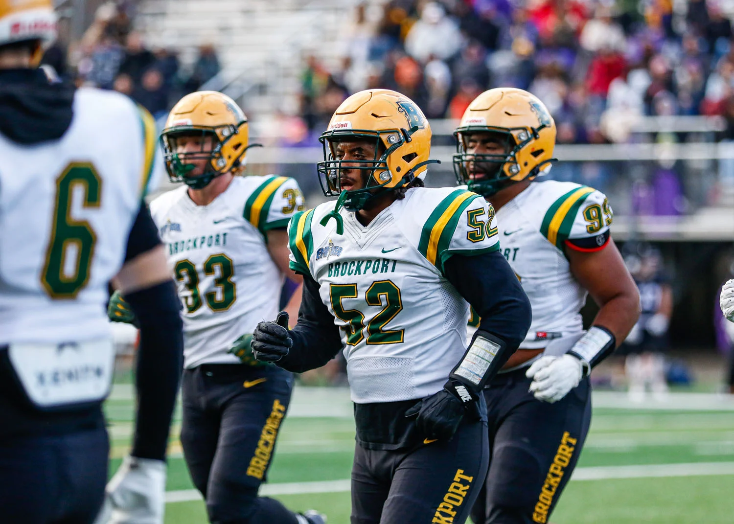 Defense coming off the field
