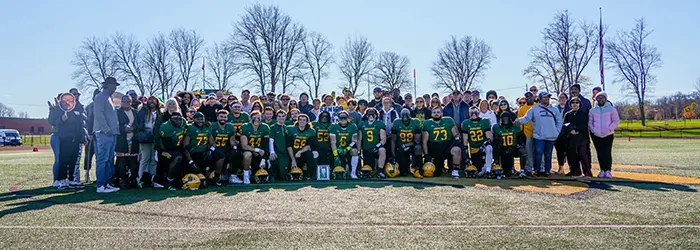 Brockport Football Seniors and Families