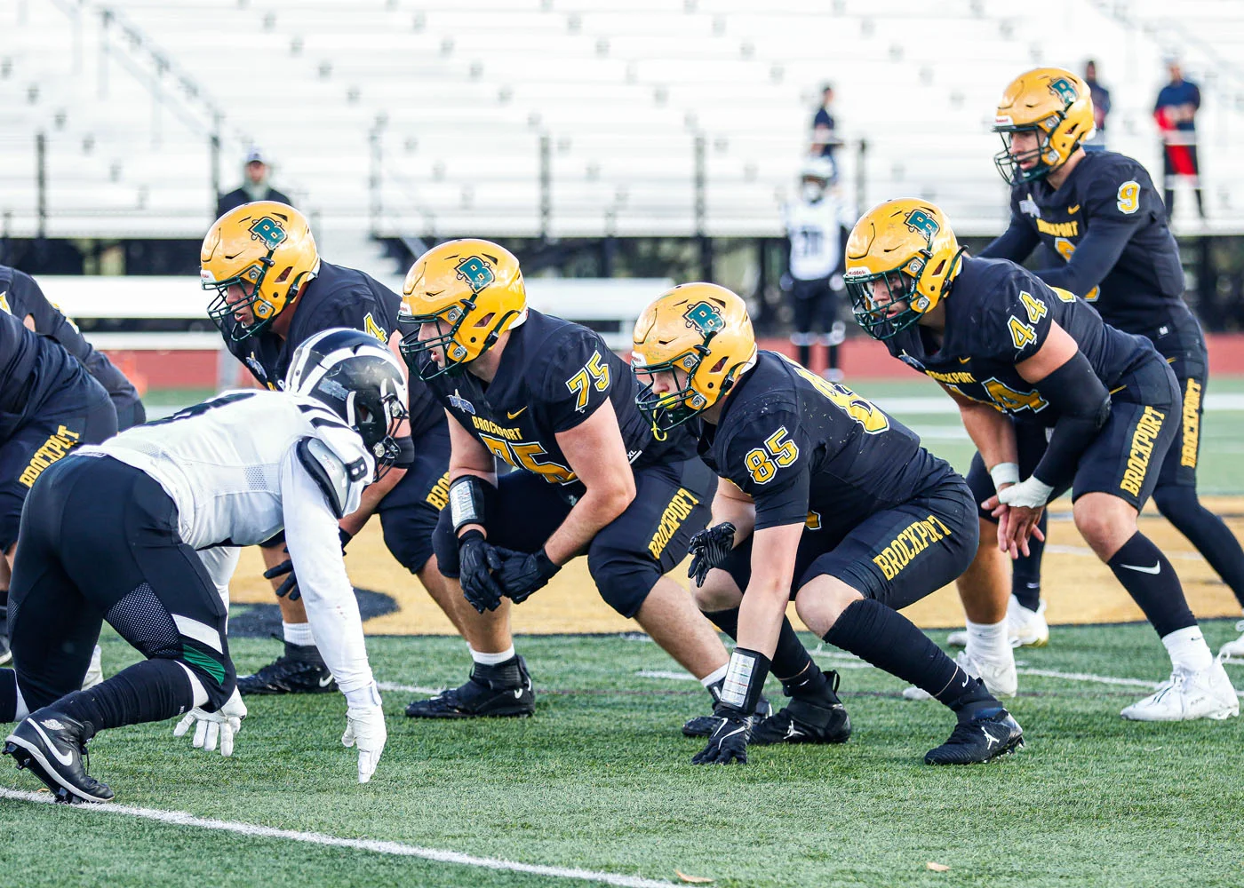 Offense set and ready for the play