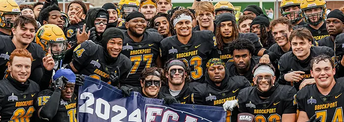 Brockport Golden Eagless hitting the field