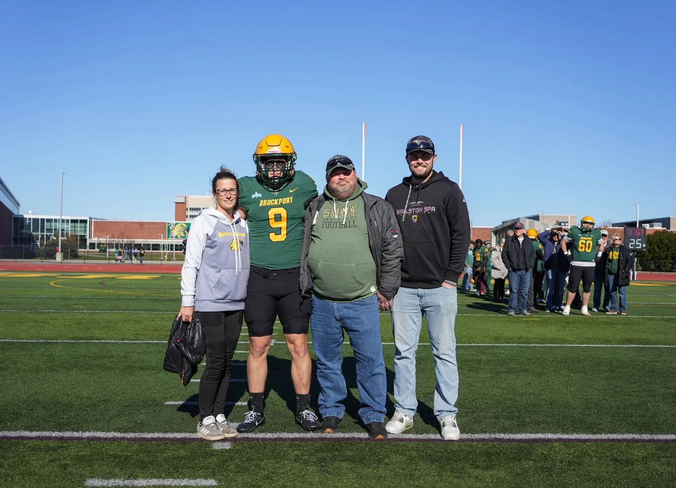 Brockport Football Senior and Family - Aidan Thomas