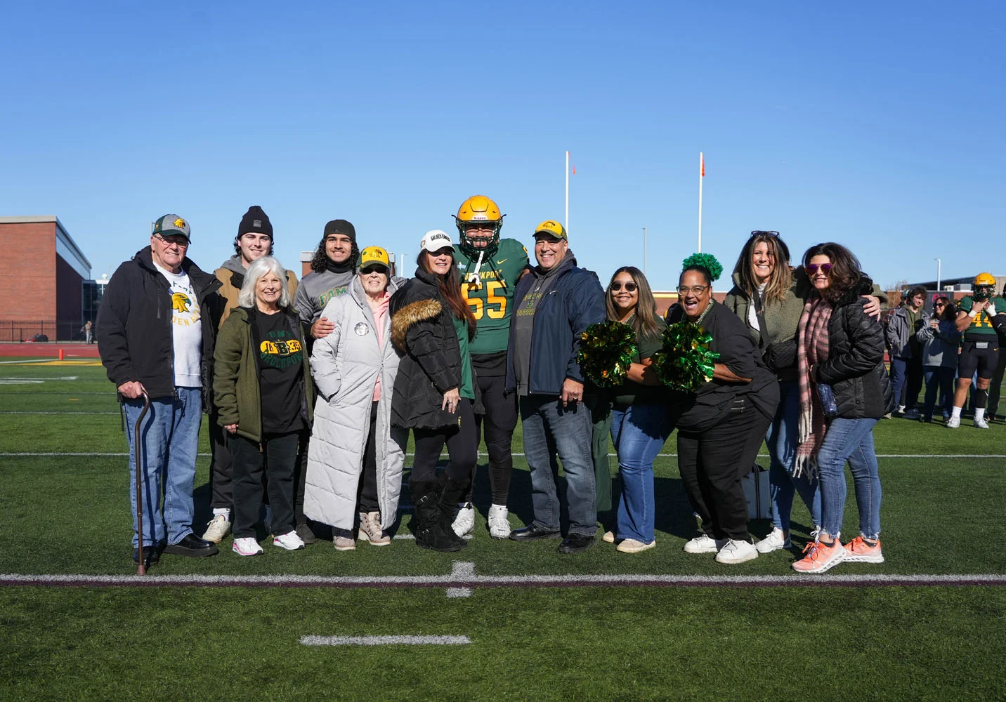 Brockport Football Senior and Family - Andre Marianetti