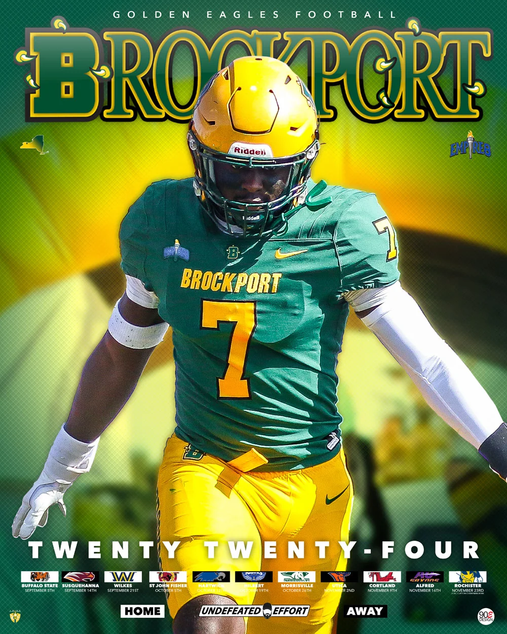 Brockport Football Senior - Dawin Fanor