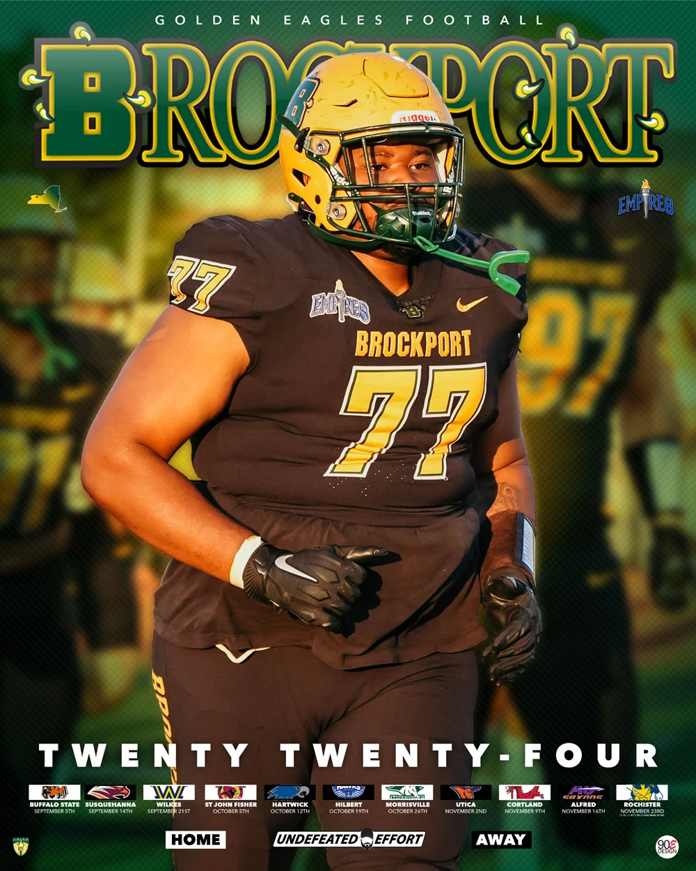 Brockport Football Senior - Ahmad Davis-Warner